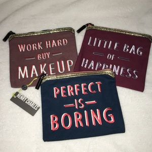 Designer Henry Charles Makeup Pouches